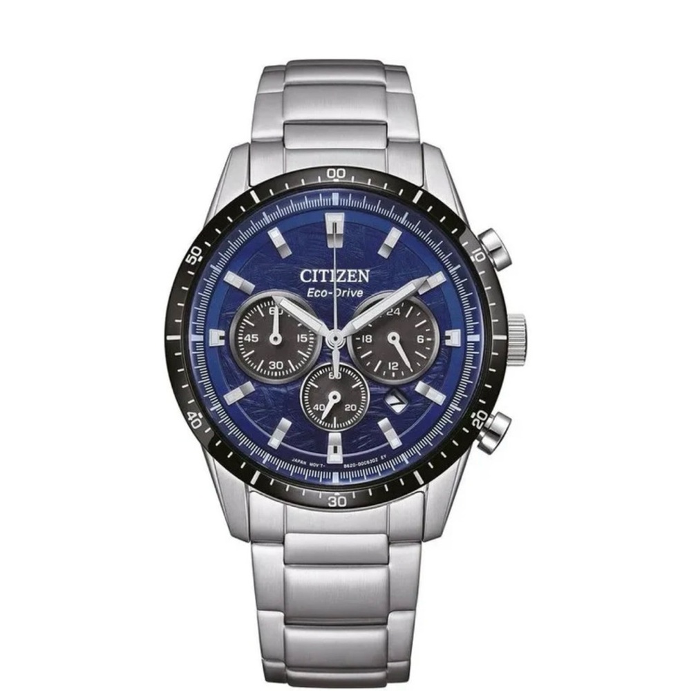 Citizen Eco-Drive Chronograph Men's Watch Blue Dial 39.5mm CA4624-56L